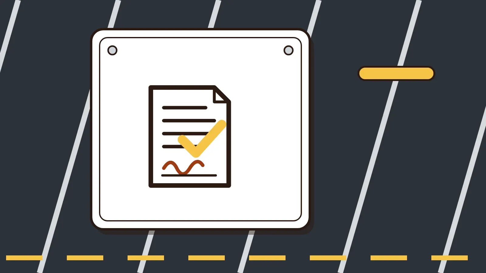 Illustration: a signed loan letter next to a car key on a table